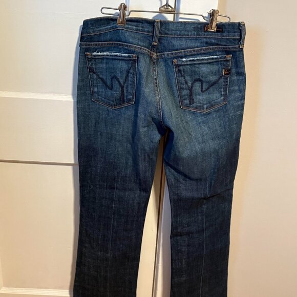Citizens of Humanity Ingrid 002 Low Waist Flare Jeans Blue Bootcut Womens 29 - Picture 2 of 7